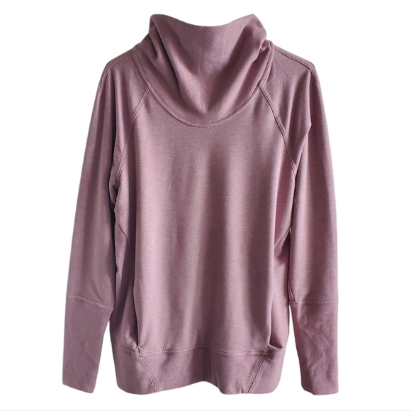 Lululemon Heathered Vintage Mauve High Lines Pullover Size 8 - Picture 3 of 8
